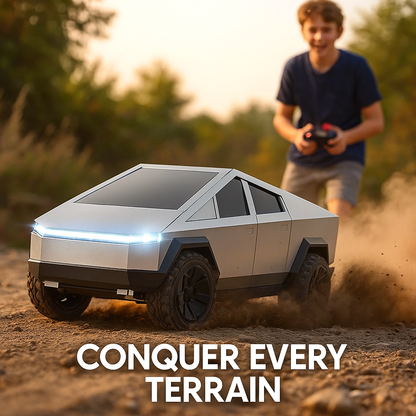Tesla CyberTruck Remote Control Car | 1:14 Scale Alloy Model with Off-Road Capability for Kids & Adults, Indoor & Outdoor Fun