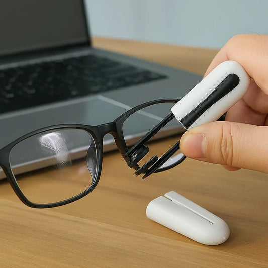 Pocket Eyeglass Lens Cleaner | Scratch-Free Clarity on All Lens Types Without Liquids