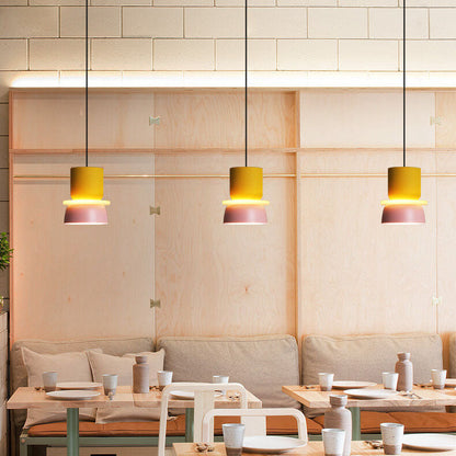 LED Pendant Light in Nordic Colorful Macaron Design for Kitchen Island & Dining Room