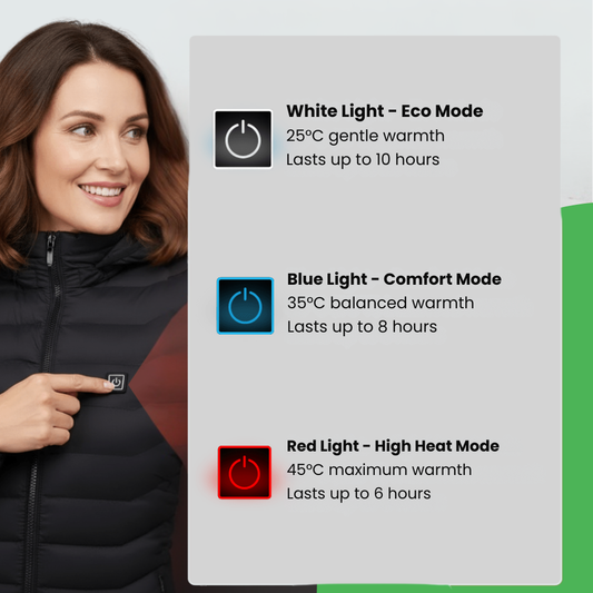 Rechargeable Heated Jacket For Women