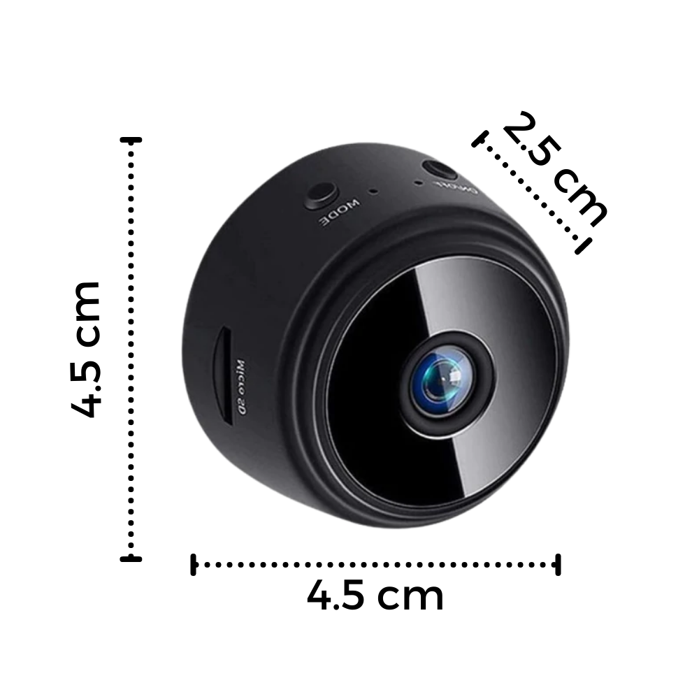 Wireless Surveillance Mini Camera | Full HD, Night Vision & Motion Detection Hidden Camera for Home Security Monitoring