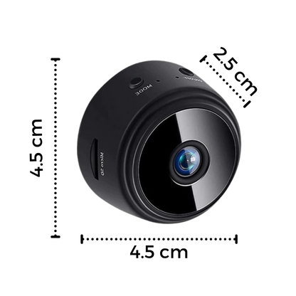 Wireless Surveillance Mini Camera | Full HD, Night Vision & Motion Detection Hidden Camera for Home Security Monitoring