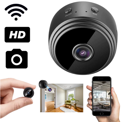 Wireless Surveillance Mini Camera | Full HD, Night Vision & Motion Detection Hidden Camera for Home Security Monitoring