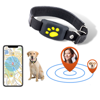 GPS Pet Tracking Collar with Real-Time Location, Waterproof Design, Adjustable Fit for Dogs and Cats, Ideal for Outdoor Adventures