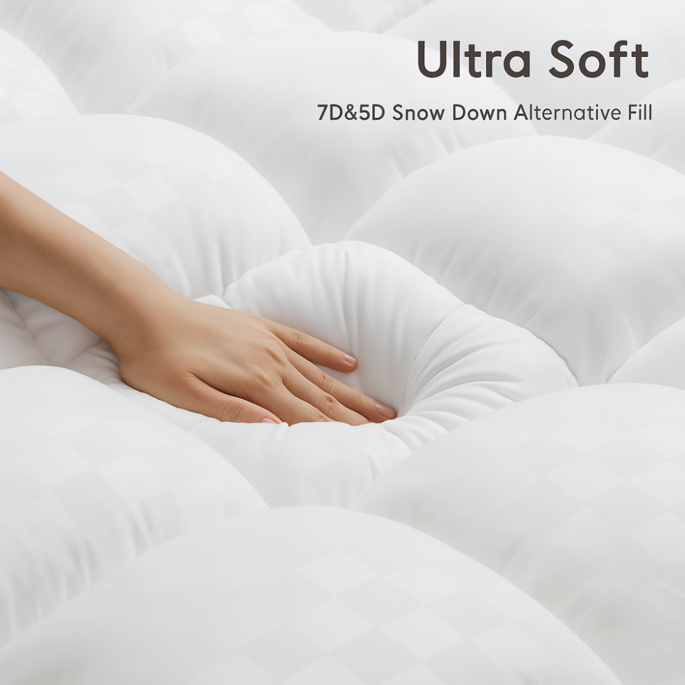 Cooling Mattress Topper | Breathable, Supportive & Ideal for Back Pain Relief