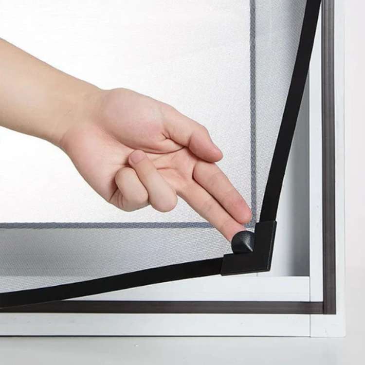 No-See-Um Magnetic Mosquito Net for Windows - Easy Install Insect Screen for Home & Patio Protection
