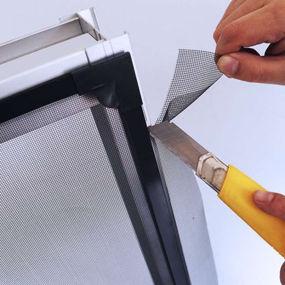 No-See-Um Magnetic Mosquito Net for Windows - Easy Install Insect Screen for Home & Patio Protection