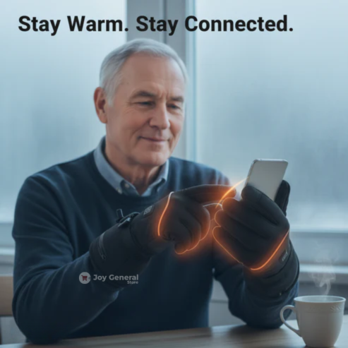 Heated Gloves for Raynaud’s & Arthritis – Rechargeable Waterproof Thermal Gloves with 3 Heat Levels for Pain Relief