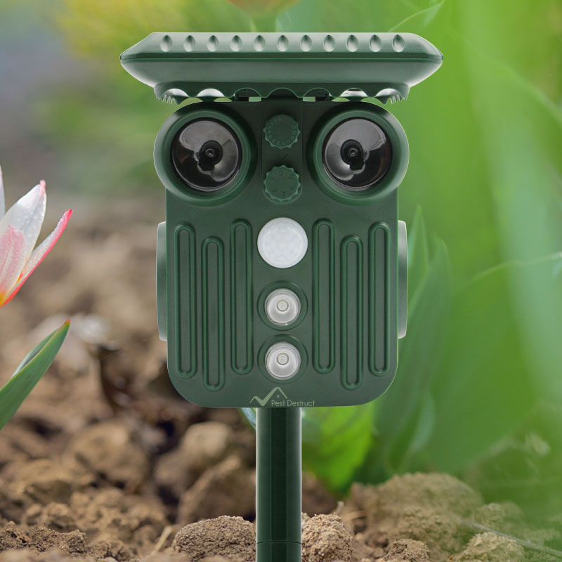 Ultrasonic Solar Deer Repeller | 5 Adjustable Modes, Waterproof & Eco-Friendly for Home Gardens and Yards