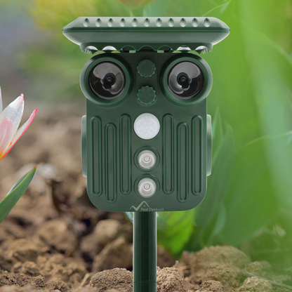 Ultrasonic Solar Deer Repeller | 5 Adjustable Modes, Waterproof & Eco-Friendly for Home Gardens and Yards