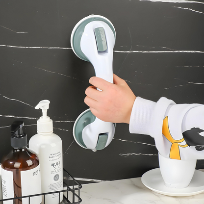 Bathroom Grab Bar with Suction Cups | Slip-Resistant, Easy Installation & Ideal for Seniors and Safety in the Shower