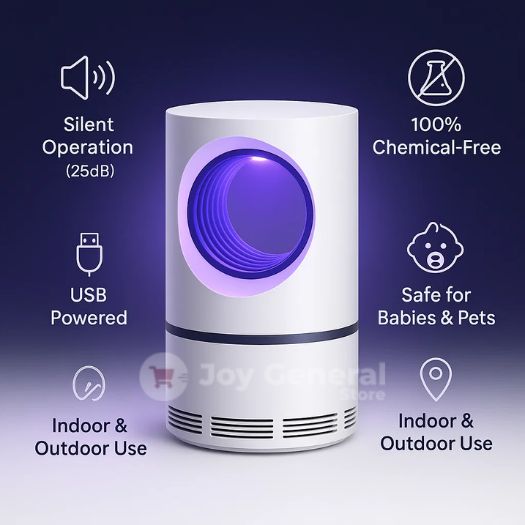UV Light Insect Trap - Indoor/Outdoor Mosquito & Fly Killer for Effective Pest Control Solutions