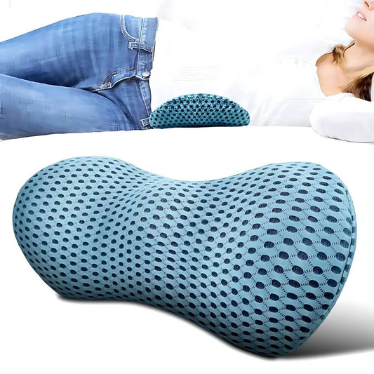 Lumbar Support Cushion | Ergonomic Design for Lower Back Pain Relief | Ideal for Office, Driving & Home Use