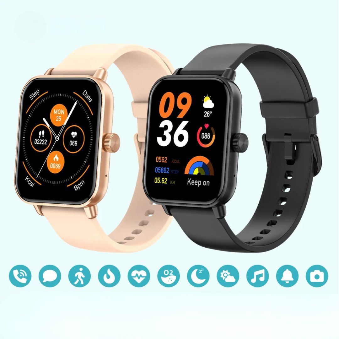 Smartwatch with Health Tracking | Heart Rate Monitoring, Sleep Tracking & Fitness Tracking for Health Enthusiasts