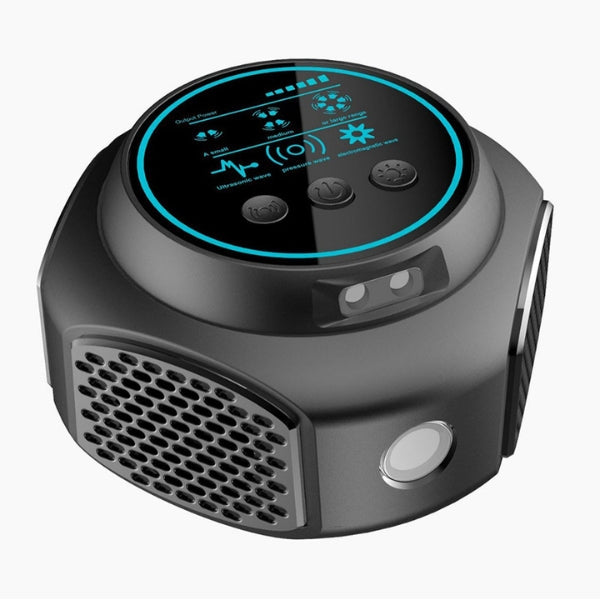 Bee & Wasp Ultrasonic Repellent Device | 360° Electronic Wood Bee Repellent, Plug-In Indoor Bee Zapper & Insect Control Solution