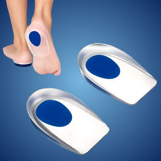 Plantar Heel Cups Gel Pads | Enhanced Cushioning for Heel Pain Relief & Foot Issues