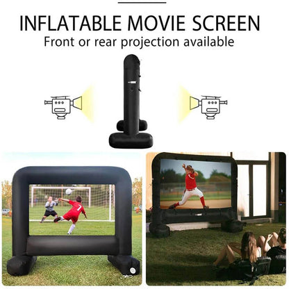 Outdoor Movie Screen And Projector | Weatherproof, Quick Setup & Perfect for Backyard Movie Nights