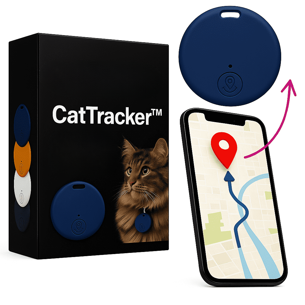 GPS Cat Tracker | Lightweight, Waterproof & Real-Time Tracking for Adventurous Cats
