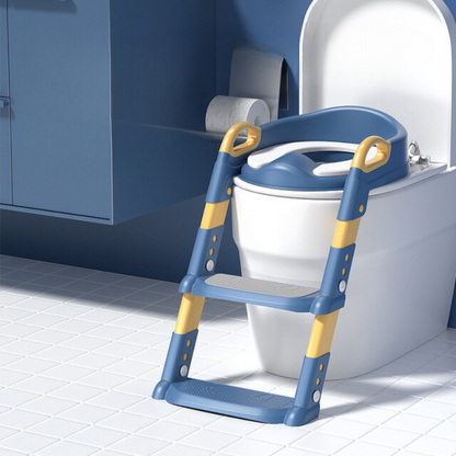 Step Throne Potty Trainer – Best Potty Training Seat for Little Ones | Adjustable Toilet Ladder Seat for Kids Learning