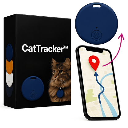 GPS Cat Tracker | Lightweight, Waterproof & No Subscription Needed for Real-Time Tracking