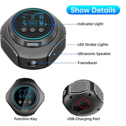 Energy Efficient Ultrasonic Pest Repeller for Mice and Rats - Eco-Friendly, Plug-In Device for Home Use