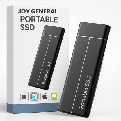 Portable SSD for MacBook, Laptop & iPhone – External Hard Drive 1TB 2TB 4TB 8TB USB-C Storage Compatible with Windows & Android