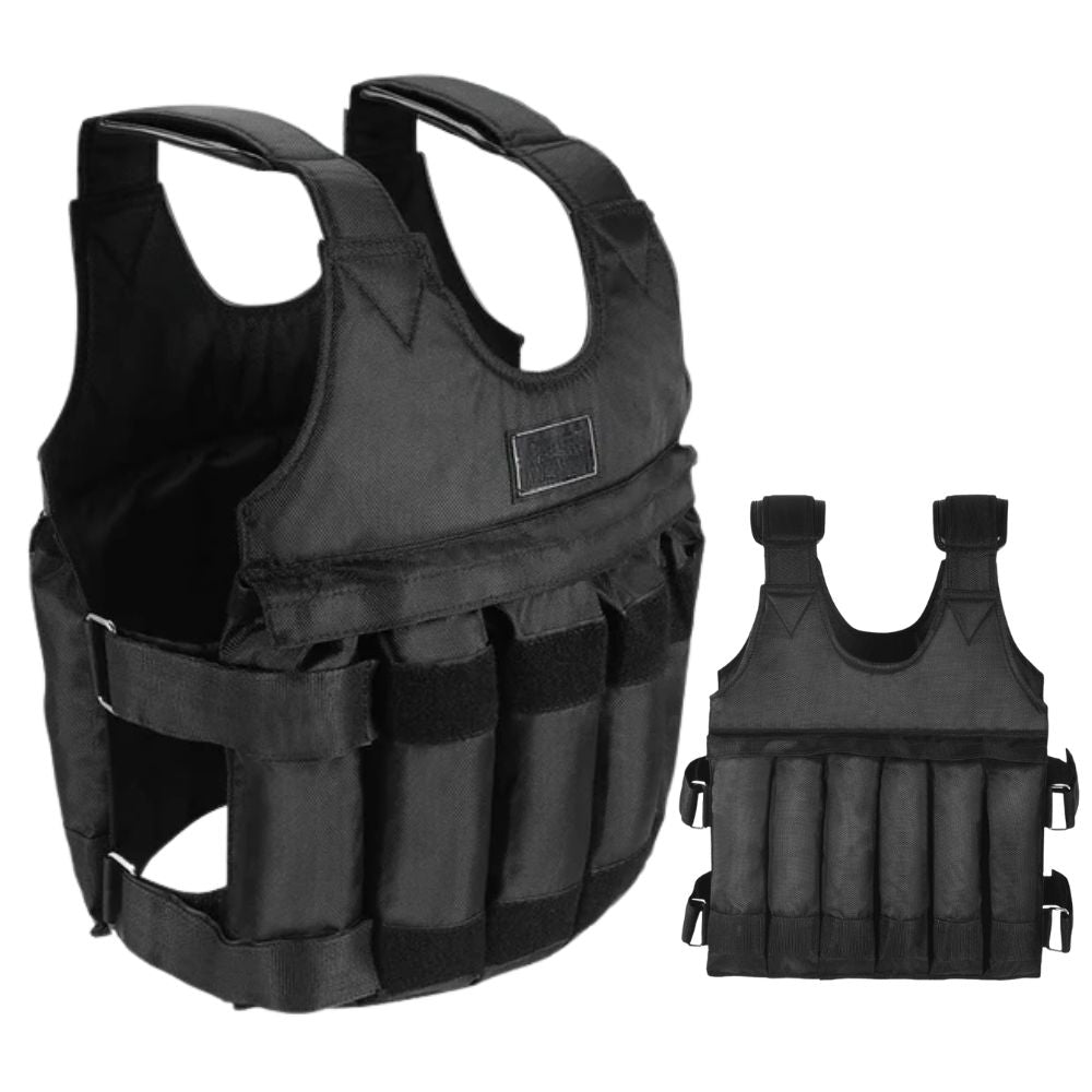 110-Pound Adjustable Exercise Weighted Vest | Customizable Fit for Strength Training, Cardio & CrossFit Workouts