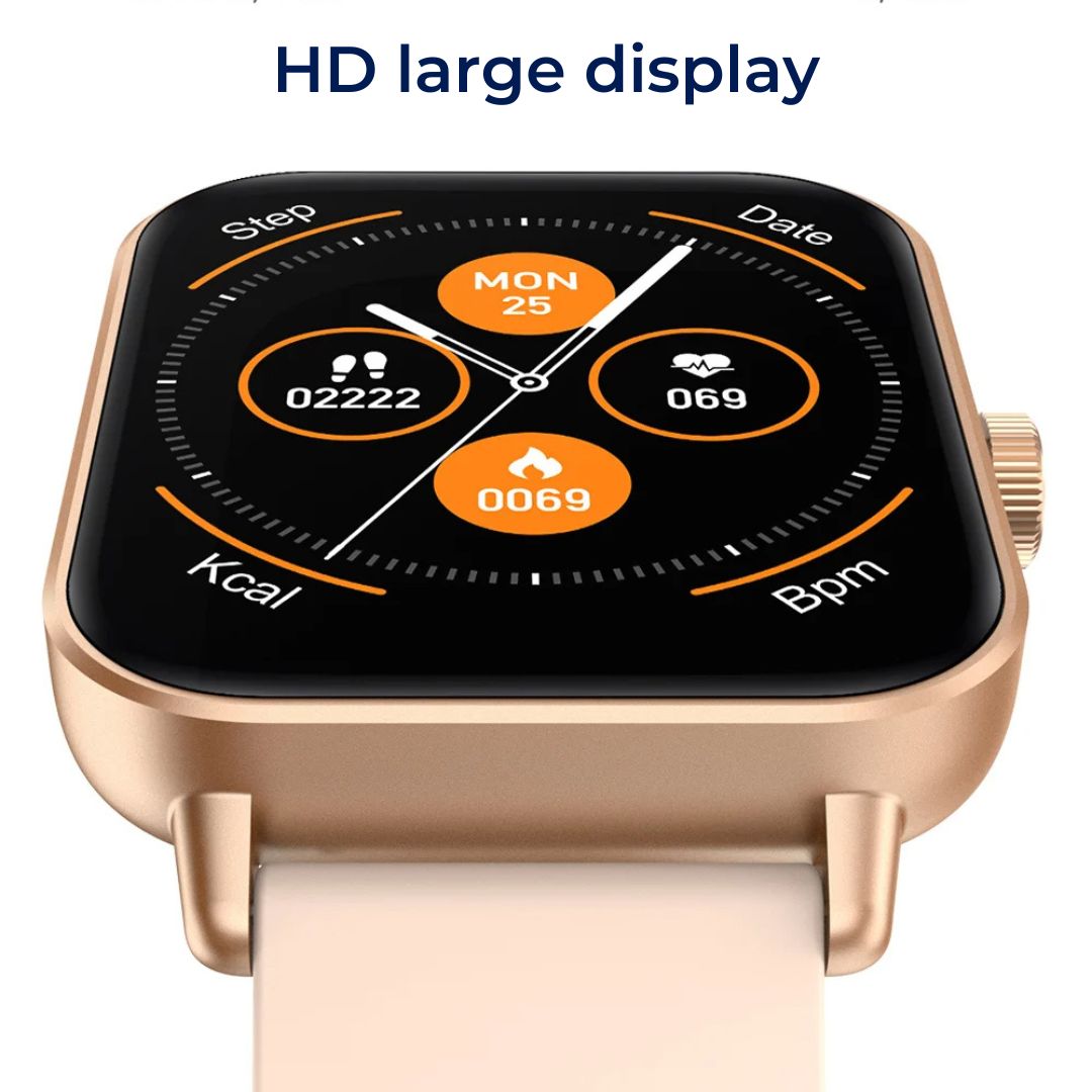 Smartwatch with Health Tracking | Heart Rate Monitoring, Sleep Tracking & Fitness Tracking for Health Enthusiasts