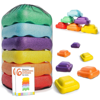 Sensory Childrens Stepping Stones - Enhance Coordination & Imagination | Sensory Toys