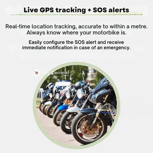 GPS Tracker for Motorcycles | Waterproof, Magnetic & No Subscription Required for Global Tracking