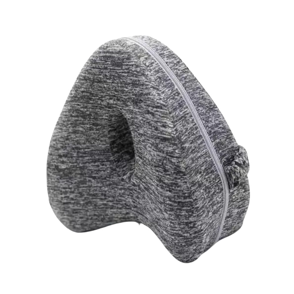 Orthopedic Knee Pillow for Side Sleepers | Triangular Shape, Memory Foam & Ideal for Back and Thigh Relief