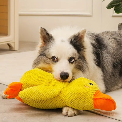 Durable Duck Dog Toy | Calming, Chew-Resistant & Ideal for Mental Stimulation and Anxiety Relief for All Dog Sizes