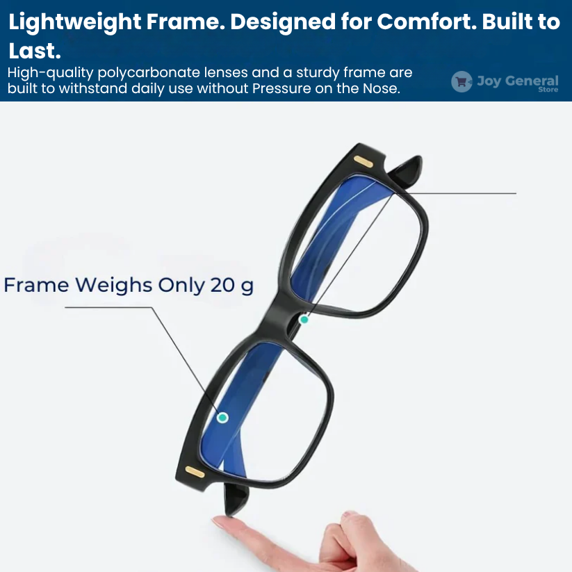 Clarity Blue Glasses - Blue Light Blocking Screen Glasses | With UV Protection - Reduces Eye Strain - Improves Sleep Quality - Relieves Eye Fatigue
