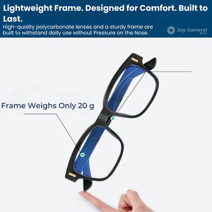 Clarity Blue Glasses - Blue Light Blocking Screen Glasses | With UV Protection - Reduces Eye Strain - Improves Sleep Quality - Relieves Eye Fatigue