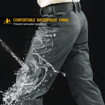 Stretch Tactical Pants for Men | Urban Tactical Cargo Pants with 9 Pockets, Army Pants, Hiking & Trekking Pants