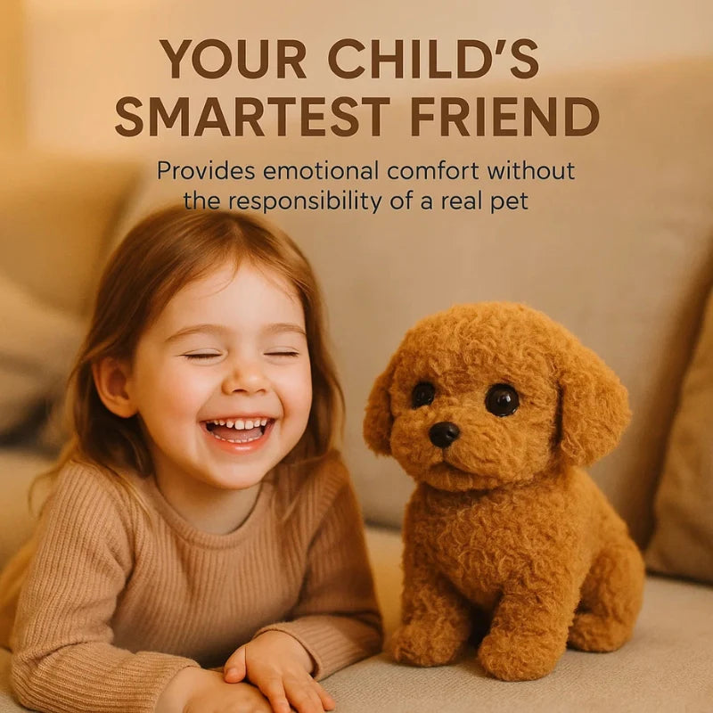 Realistic Interactive Toy Robot Puppy with Smart Features for Kids and Pet Lovers