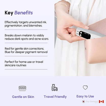 Picosecond Laser Pen for Dark Spot Removal - Light Therapy Skin Treatment Device for Hyperpigmentation and Age Spots