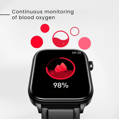 GlucoCare - Non Invasive Blood Glucose Meter SOS Smartwatch | Needle-Free Blood Glucose Monitoring & Fall Detection for Health Tracking and Emergency Assistance