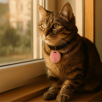 GPS Cat Tracker | Lightweight, Waterproof & No Subscription Needed for Real-Time Tracking