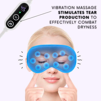 OptiSoothe™ Warm Eye Mask for Dry Eyes | USB Heated Dry Eyes Sleeping Mask