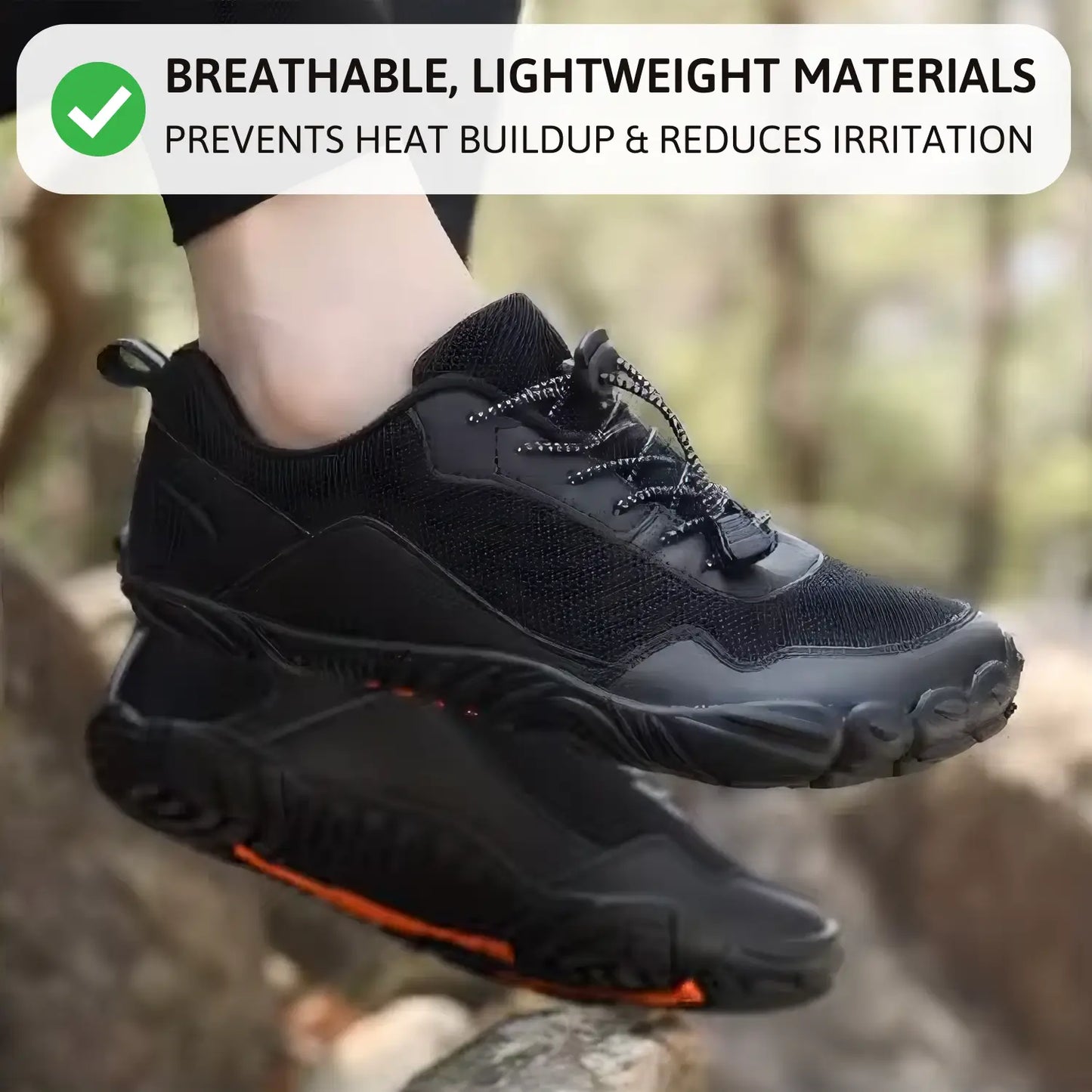 RootWalker™ Unisex Non-Slip Barefoot Hiking Shoes | Flexible, Protective Sole for Everyday Use and Outdoor Adventures