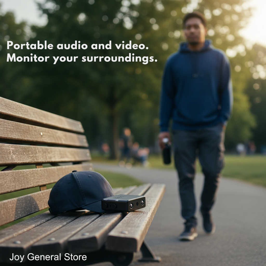 Mini Wireless Hidden Camera with Audio - Compact Spy Camera for Home Security & Nanny Monitoring