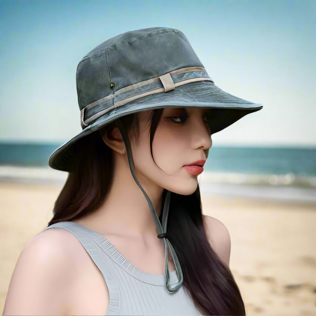 UV Protection Women's Sun Hat with Wide Brim for Outdoor Activities and Travel