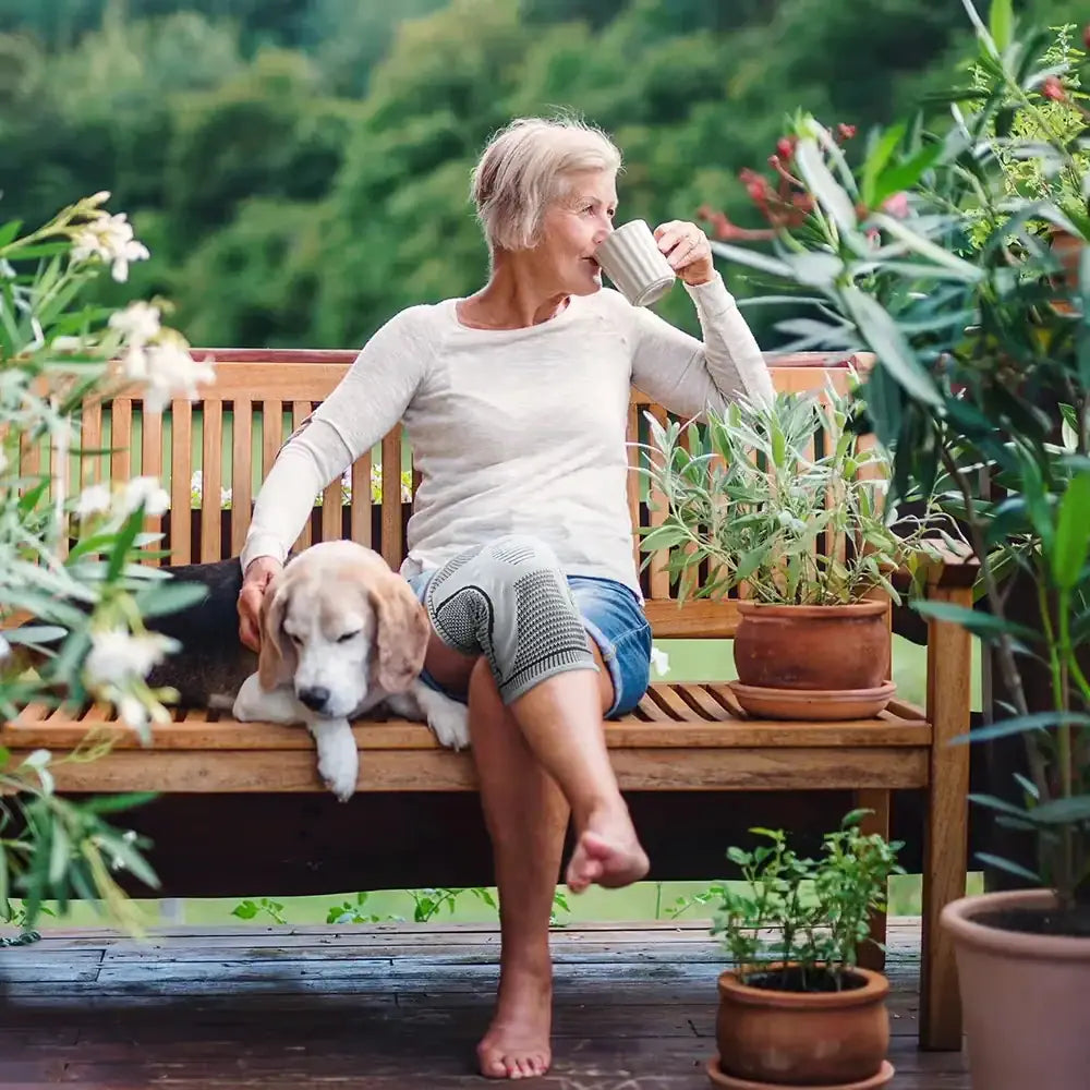 Knee Compression Sleeve | Supportive, Adjustable & Ideal for Sports Recovery Braces for Arthritic Knees