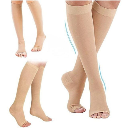Orthopedic Comfort Compression Stockings | Improved Blood Circulation, Pain Relief & Reduced Swelling for Varicose Vein Management