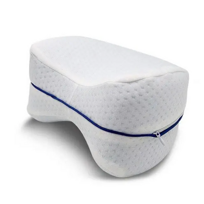 Orthopedic Knee Pillow for Side Sleepers | Triangular Shape, Memory Foam & Ideal for Back and Thigh Relief