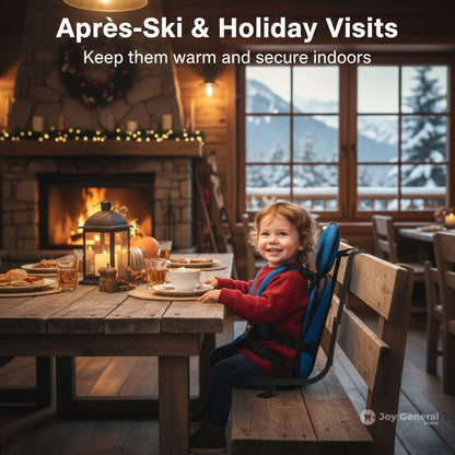 Kids Portable  Seat Safety Harness - Safe Foldable Booster Seat for Children's for Home, Restaurants & Travels