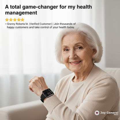 Non Invasive Blood Glucose Meter Smartwatch | 24/7 Health Monitoring & Motion Insights for Active Lifestyles