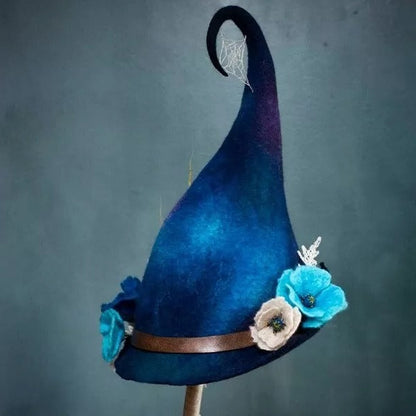 Felt Witch Hats for Halloween | Handmade, Adjustable & Comfortable for Halloween Parties and Trick-or-Treating