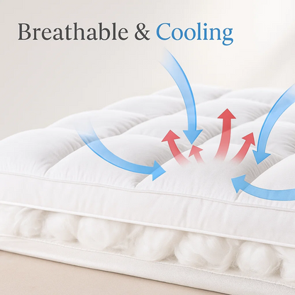 Cooling Mattress Topper | Breathable, Supportive & Ideal for Back Pain Relief